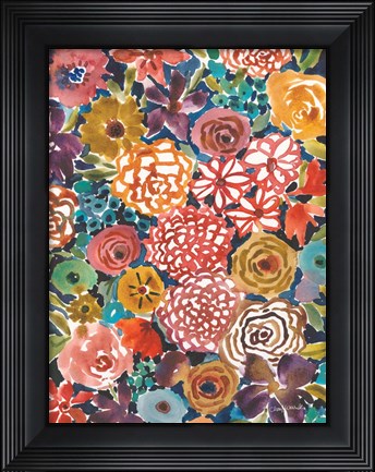 Framed Petal Play III Print