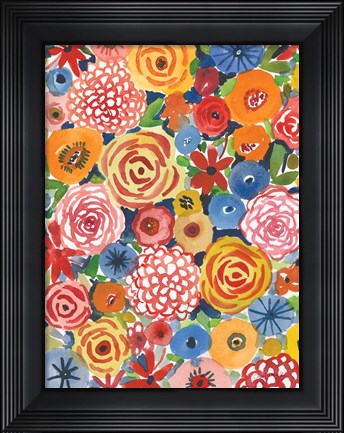 Framed Petal Play II Print