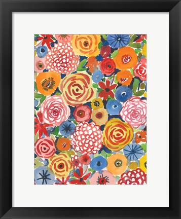 Framed Petal Play II Print