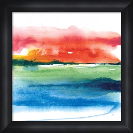 Framed Jewel Waterway II Print