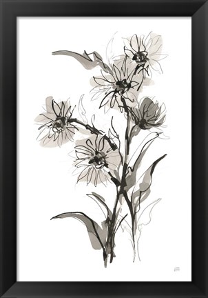 Framed Daisy II Print