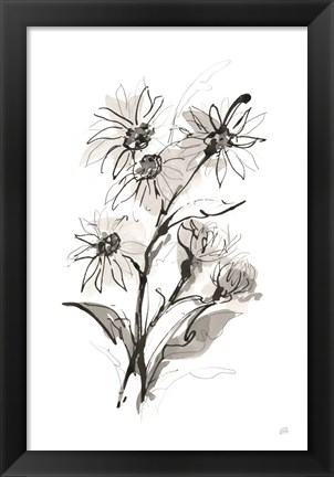 Framed Daisy I Print