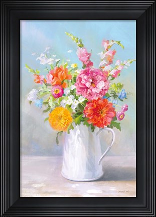Framed Country Bouquet II Print