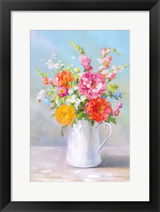Framed Country Bouquet II Print