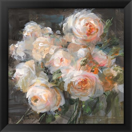 Framed Braderie Roses Print