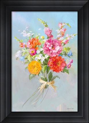 Framed Country Bouquet II v2 Print