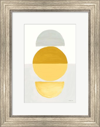 Framed In Between I Yellow Print
