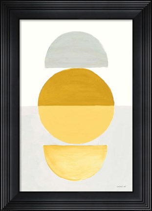 Framed In Between I Yellow Print