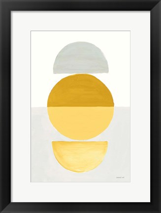 Framed In Between I Yellow Print