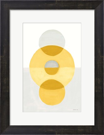Framed In Between II Yellow Print