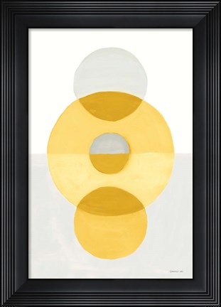 Framed In Between II Yellow Print