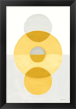 Framed In Between II Yellow Print