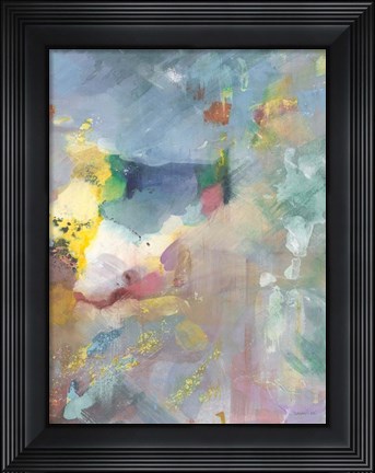 Framed Quasar III Rose Print