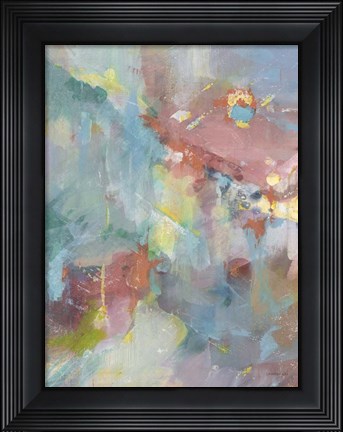 Framed Quasar II Rose Print