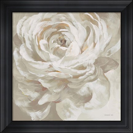 Framed Neutral Rose Print