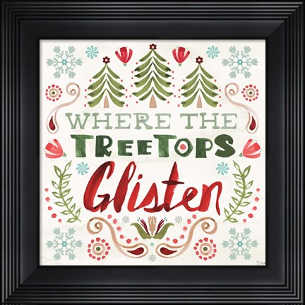 Framed Festive Season V Print