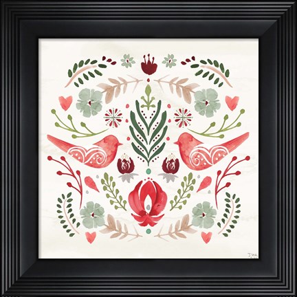 Framed Festive Season III Print