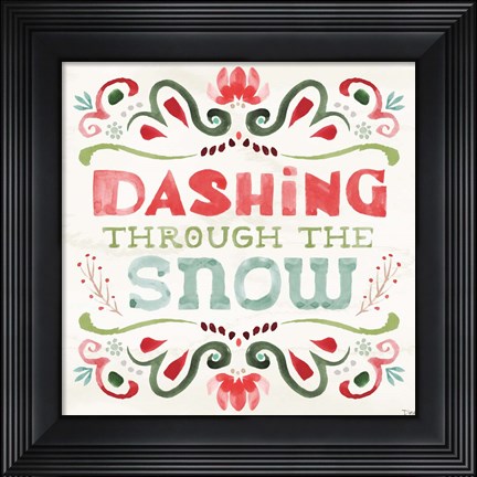 Framed Festive Season IV Print