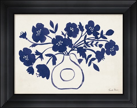 Framed Modern Sodalite Blue II Print