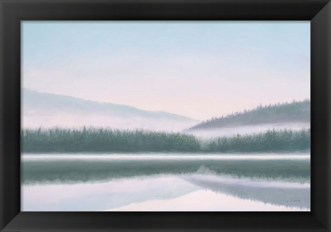 Framed Lakeside Morning Print