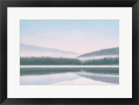 Framed Lakeside Morning Print