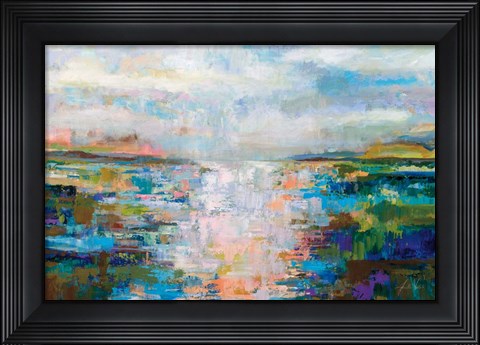 Framed Calm Dawn Crop Print