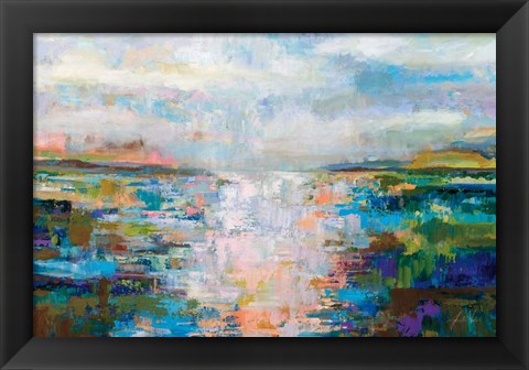 Framed Calm Dawn Crop Print