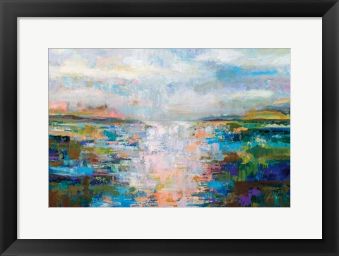 Framed Calm Dawn Crop Print