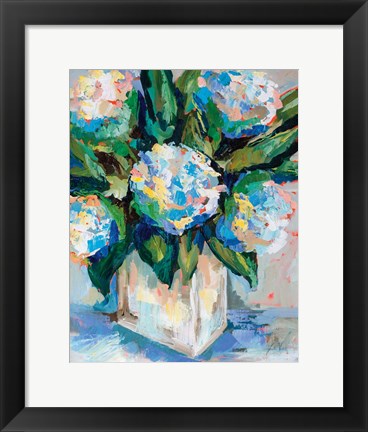Framed White Wash Print