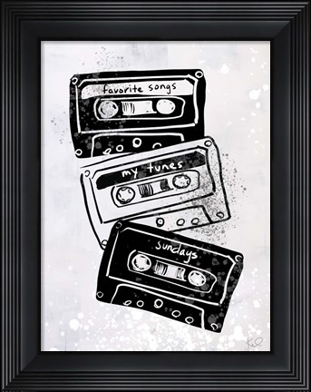 Framed Turn it Up XI Print
