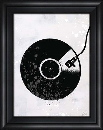 Framed Turn it Up XII Print
