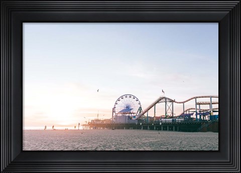 Framed Santa Monica Pier Print