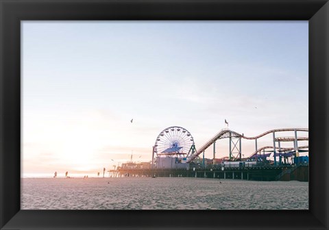 Framed Santa Monica Pier Print