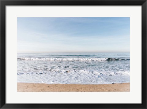 Framed Santa Monica Beach I Print