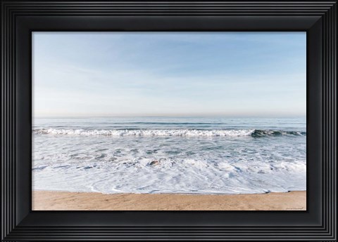 Framed Santa Monica Beach I Print