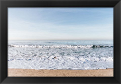 Framed Santa Monica Beach I Print