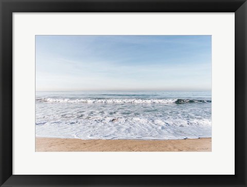 Framed Santa Monica Beach I Print