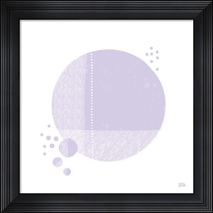 Framed Tribeca I Purple Print