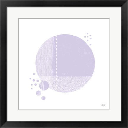 Framed Tribeca I Purple Print