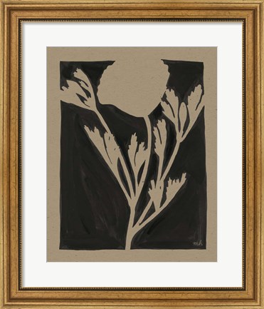 Framed Joyful Spring II Travertine Print
