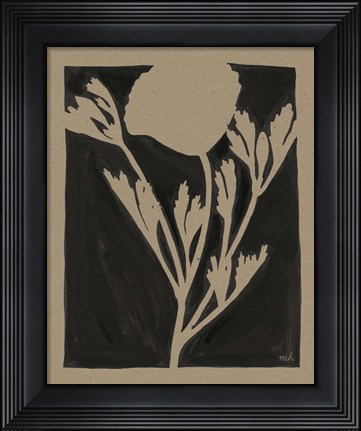 Framed Joyful Spring II Travertine Print