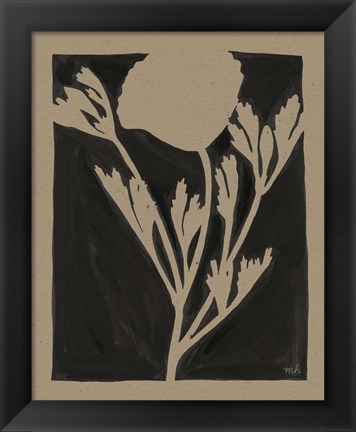 Framed Joyful Spring II Travertine Print