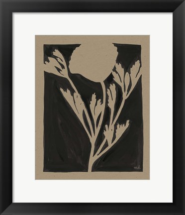 Framed Joyful Spring II Travertine Print