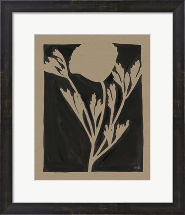 Framed Joyful Spring II Travertine Print
