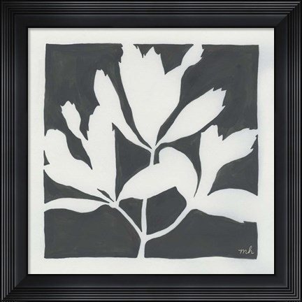 Framed Growing II Gray Print