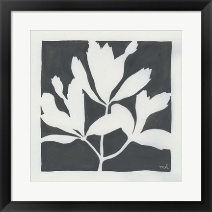 Framed Growing II Gray Print