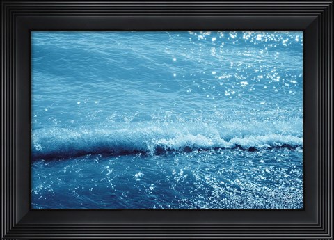 Framed Sparkling Waters IV Print