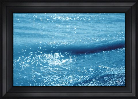 Framed Sparkling Waters I Print