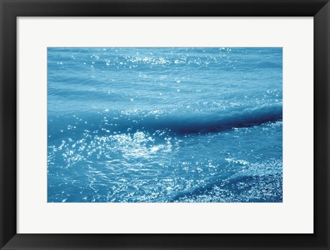 Framed Sparkling Waters I Print