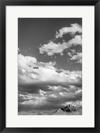 Framed Long Way to Ride BW Print